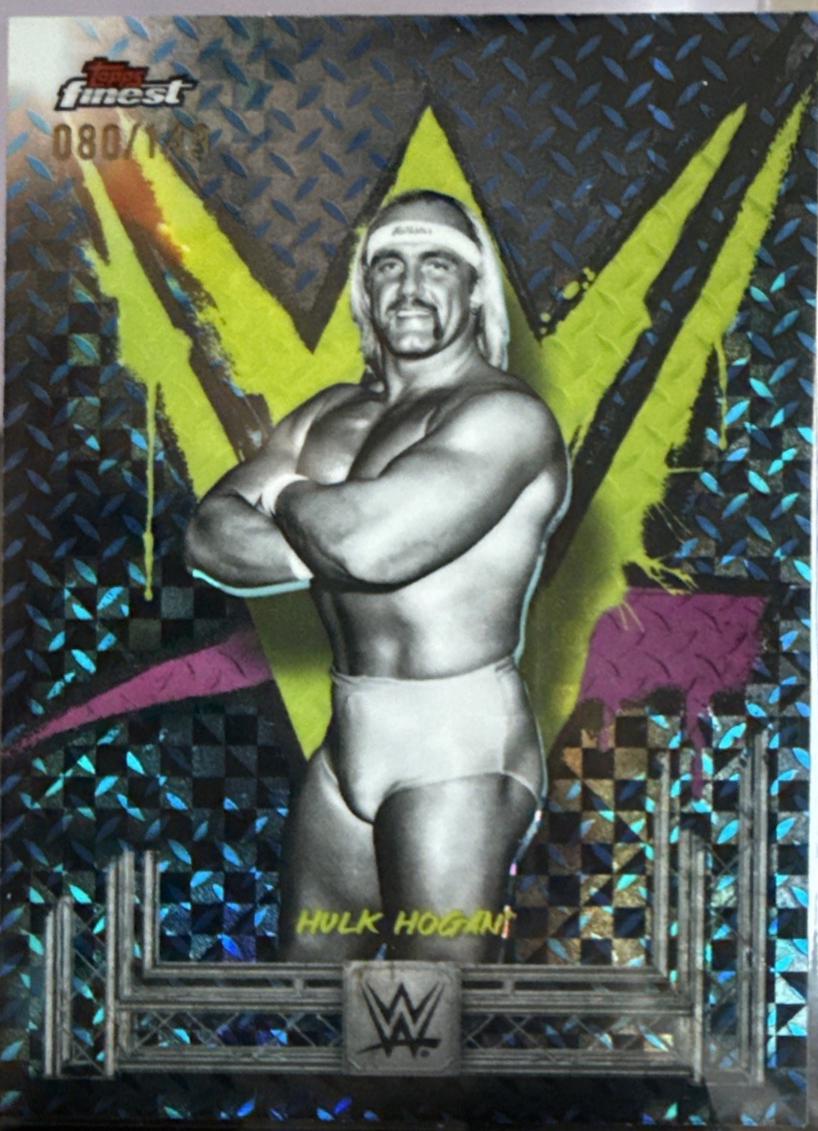 Hulk Hogan™ [Blue Checkerboard Refractor] #85
