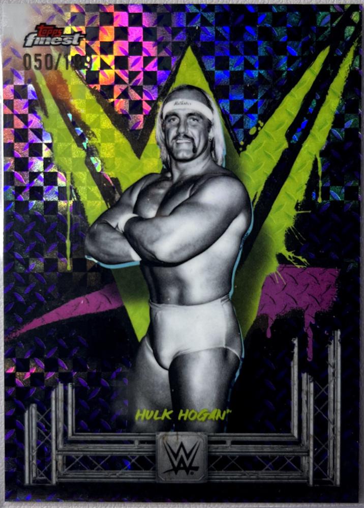 Hulk Hogan™ [Purple Checkerboard Refractor] #85
