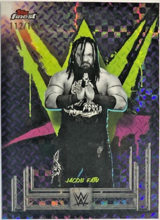 Jacob Fatu [Purple Checkerboard Refractor] #96