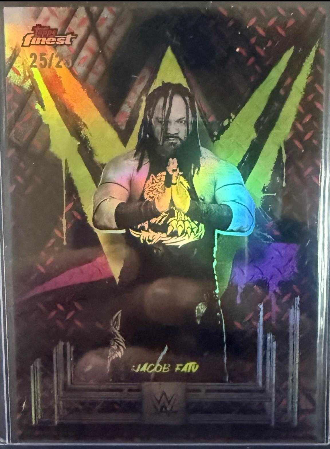 Jacob Fatu [Red Black Vapor Refractor] #96