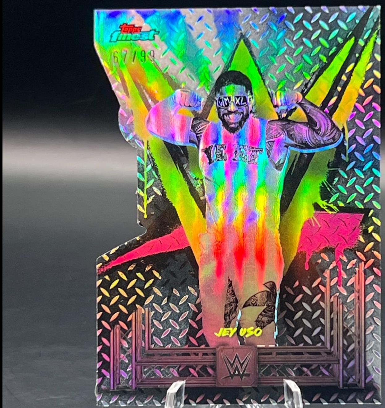 Jey Uso [Die-Cut Refractor] #28
