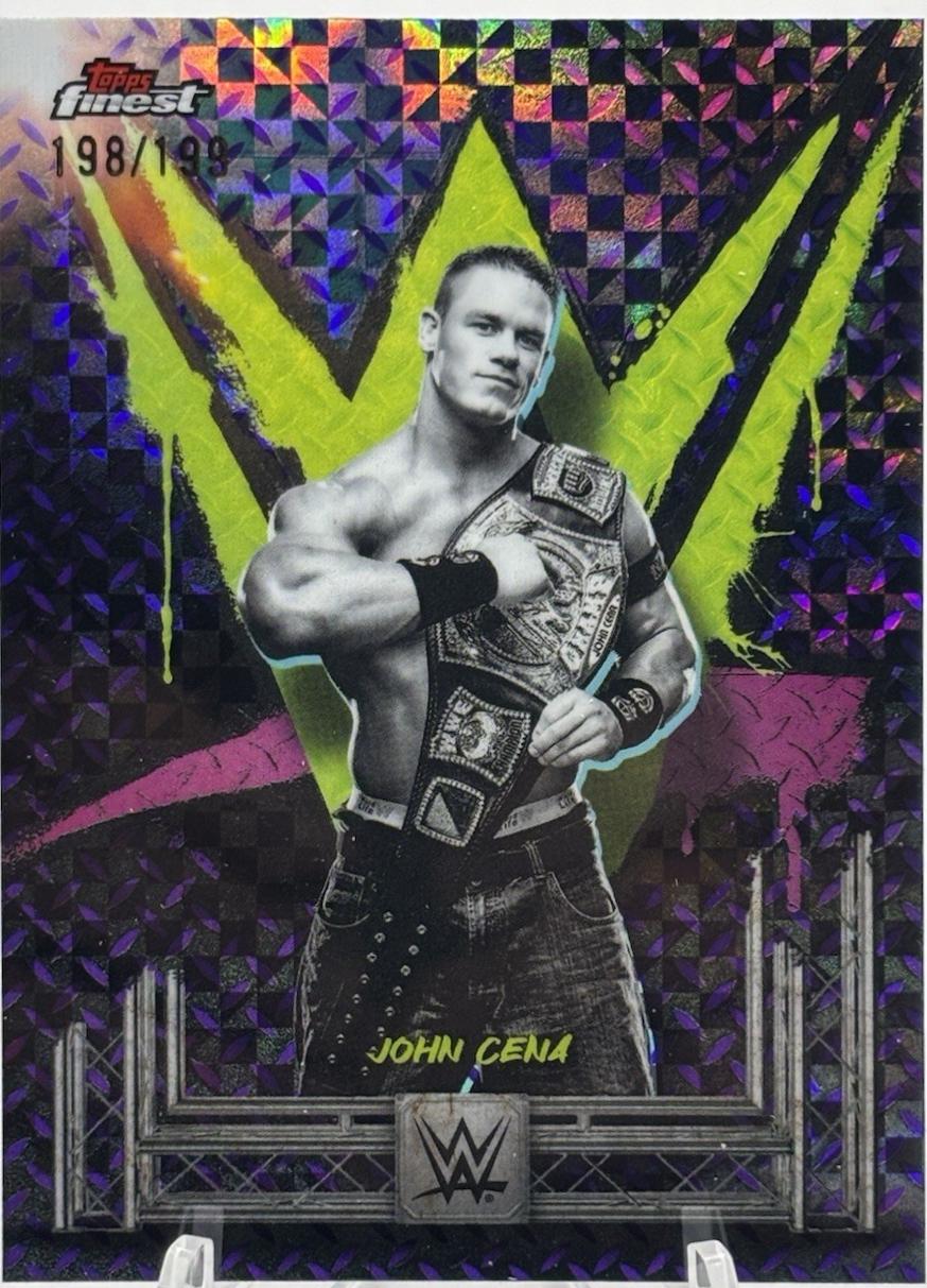 John Cena [Purple Checkerboard Refractor] #3