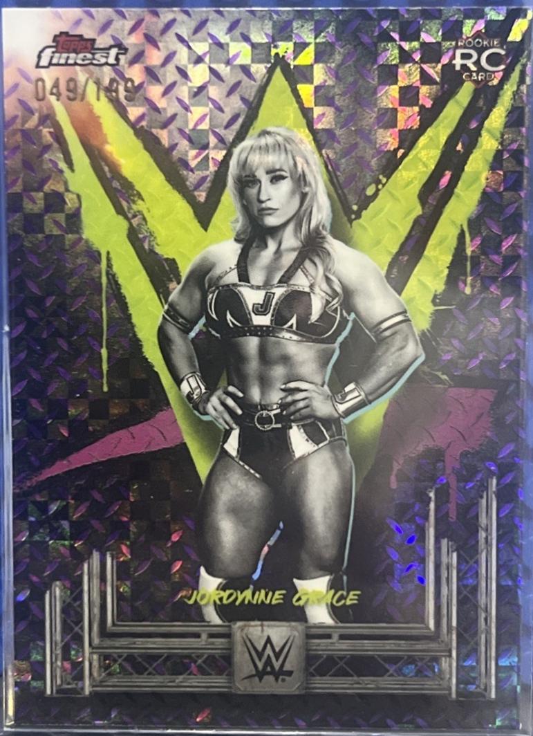 Jordynne Grace [Purple Checkerboard Refractor] #89