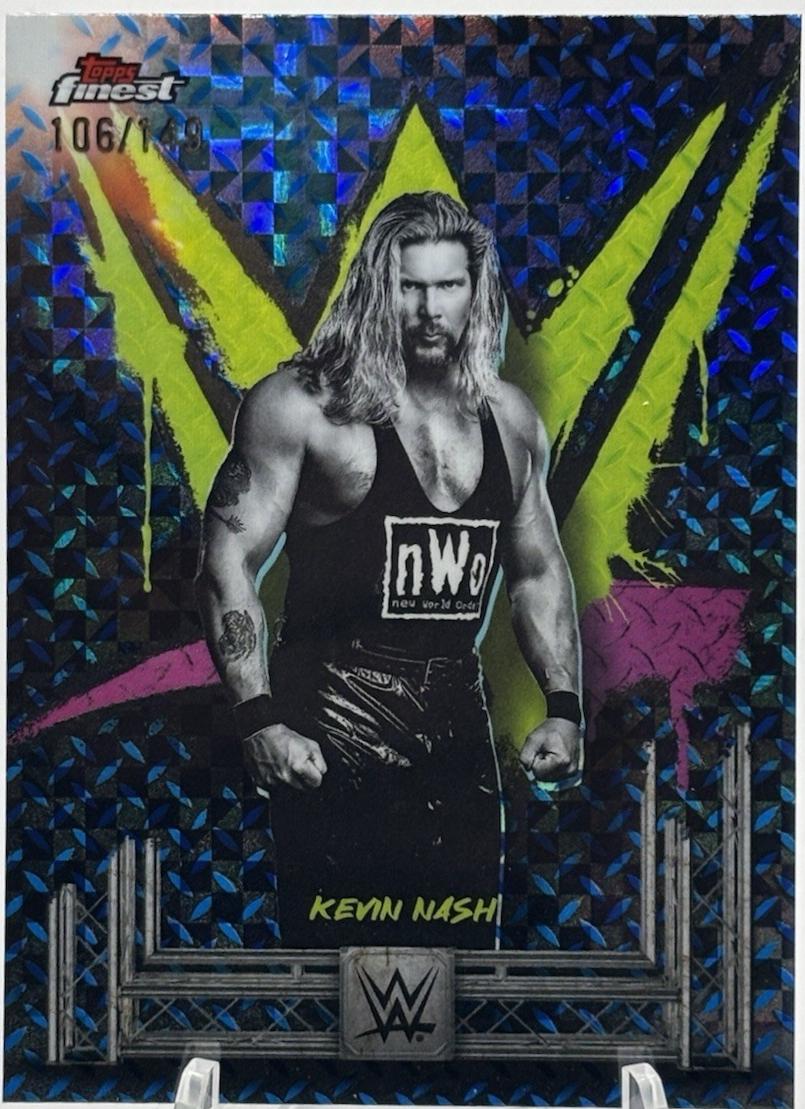 Kevin Nash [Blue Checkerboard Refractor] #17