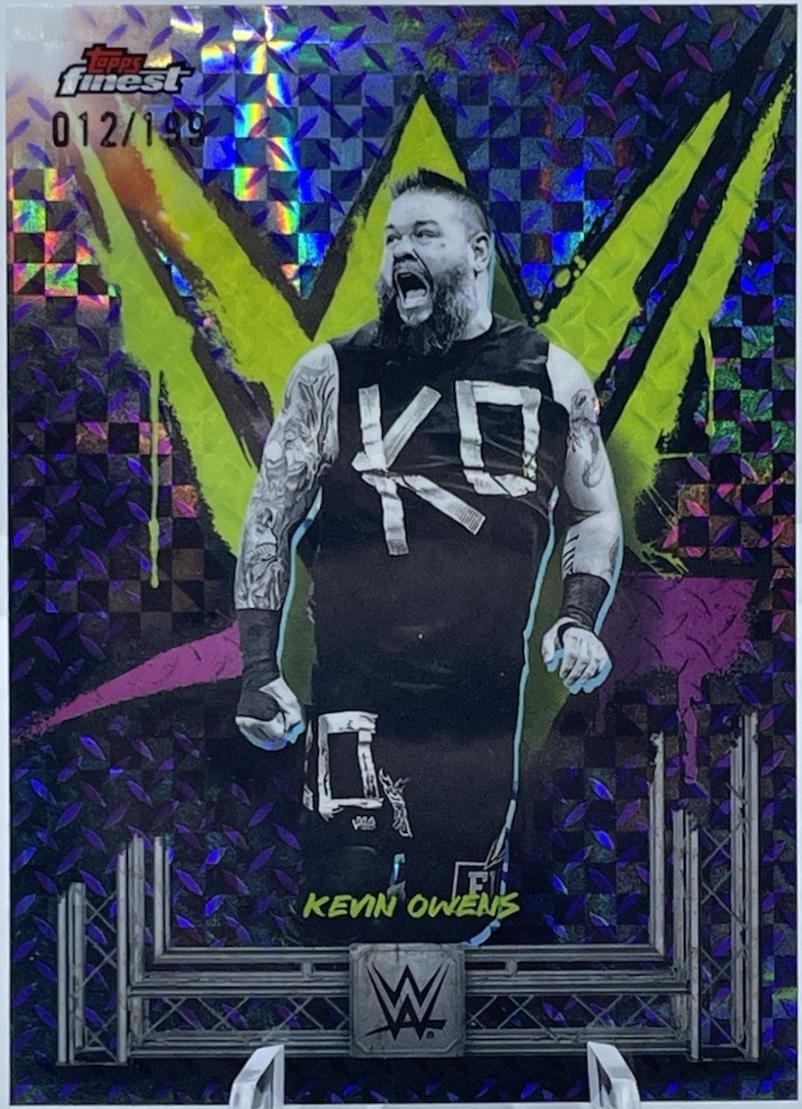 Kevin Owens [Purple Checkerboard Refractor] #38