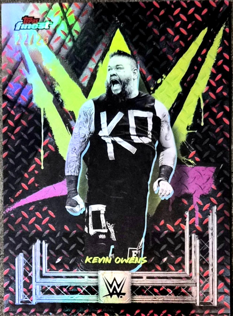 Kevin Owens [Red Black Vapor Refractor] #38