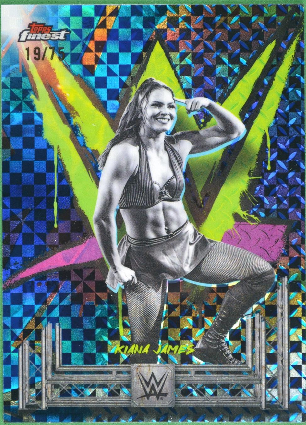 Kiana James [Blue Checkerboard Refractor] #149