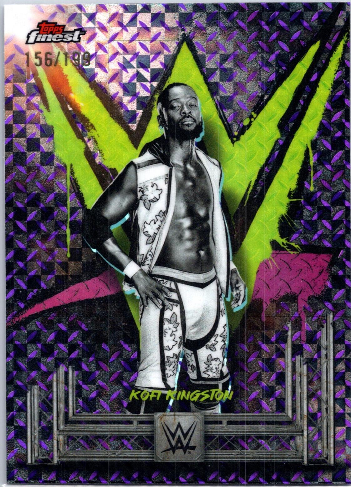Kofi Kingston [Purple Checkerboard Refractor] #42