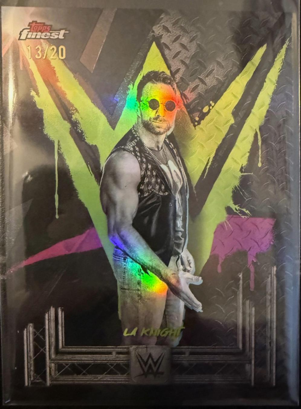 LA Knight [Black Refractor] #198