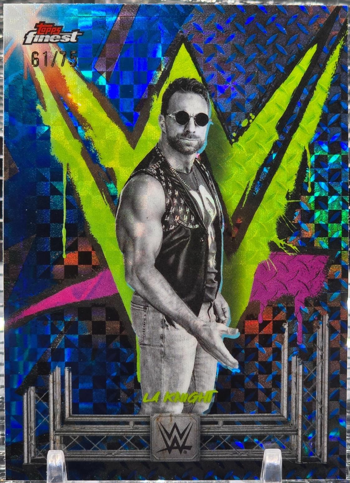 LA Knight [Blue Checkerboard Refractor] #198