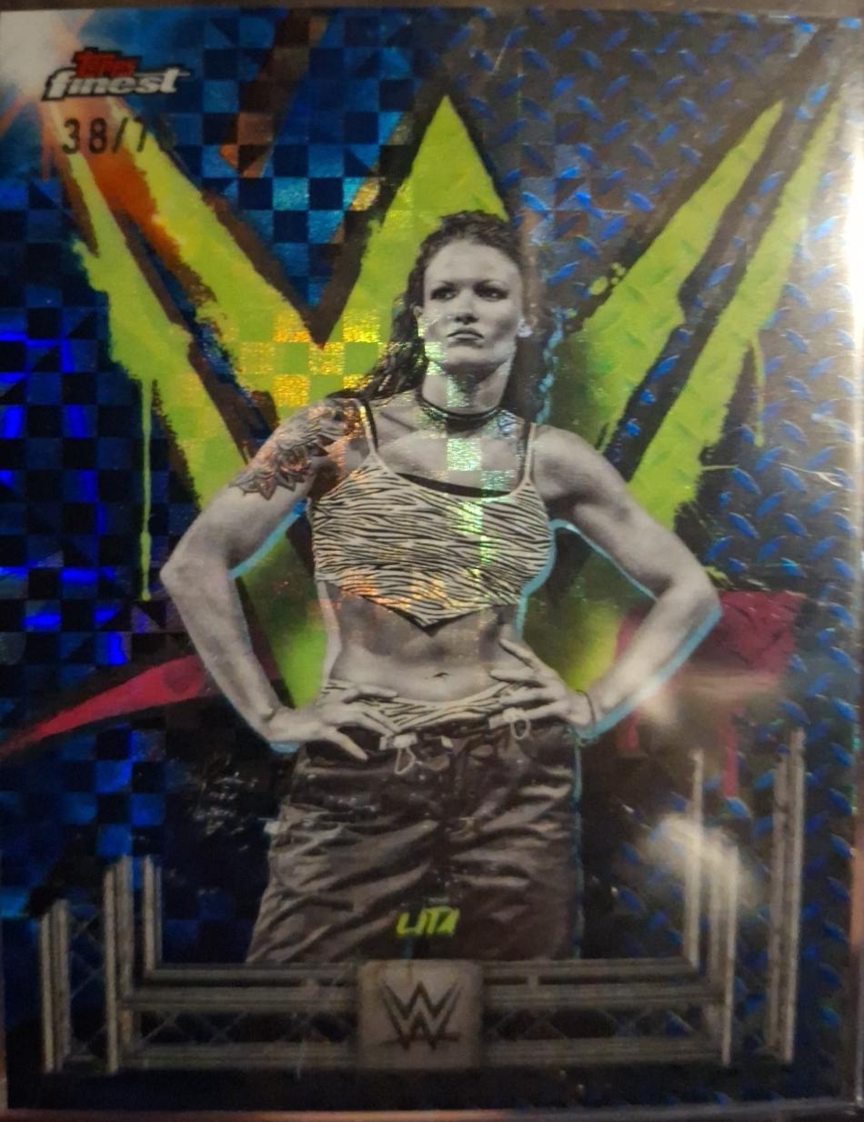 Lita [Blue Checkerboard Refractor] #114
