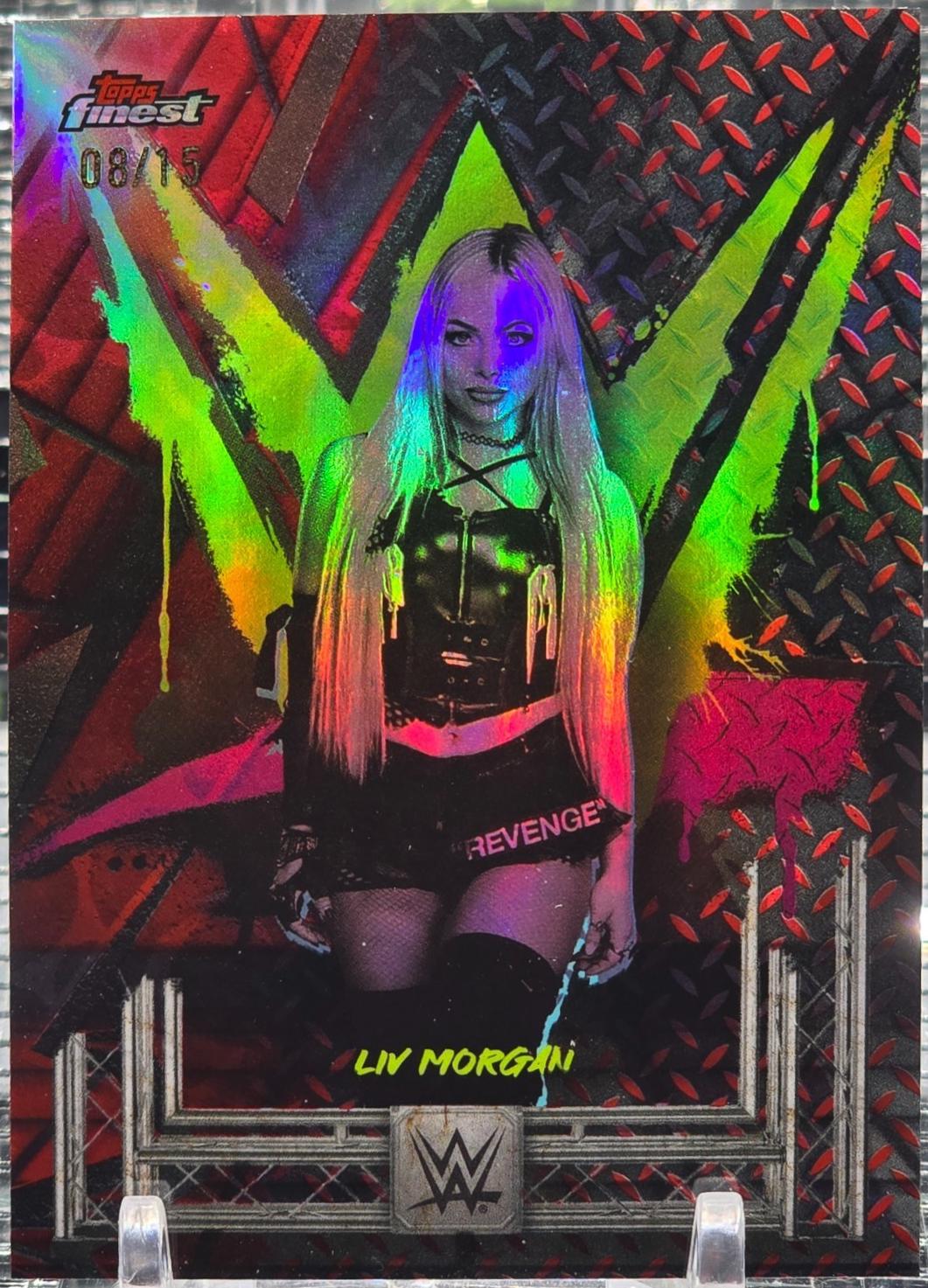Liv Morgan [Red Black Vapor Refractor] #180