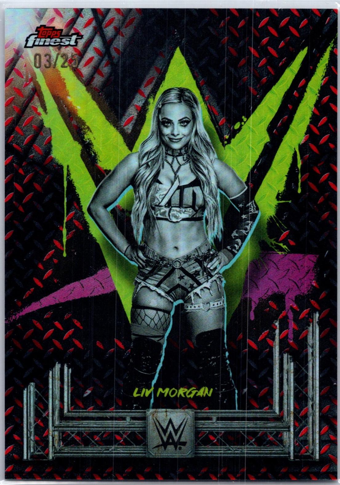 Liv Morgan [Red Black Vapor Refractor] #80