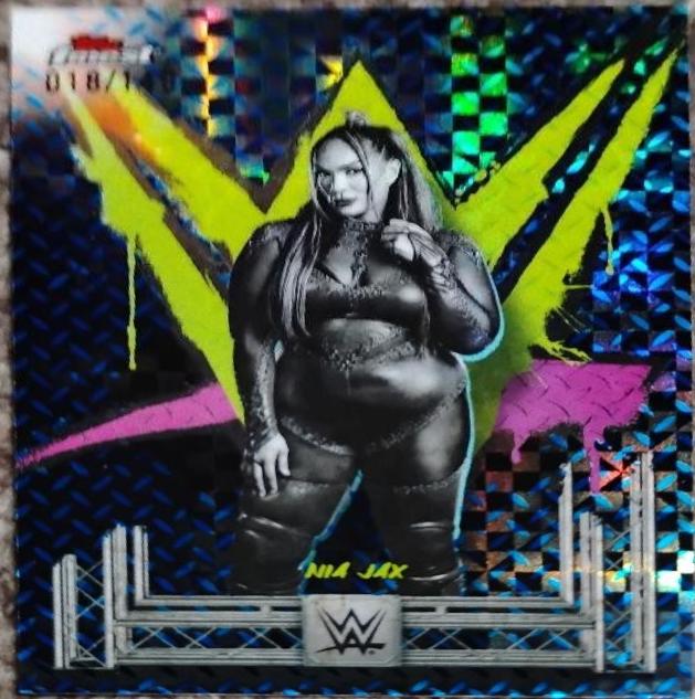 Nia Jax [Purple Checkerboard Refractor] #66