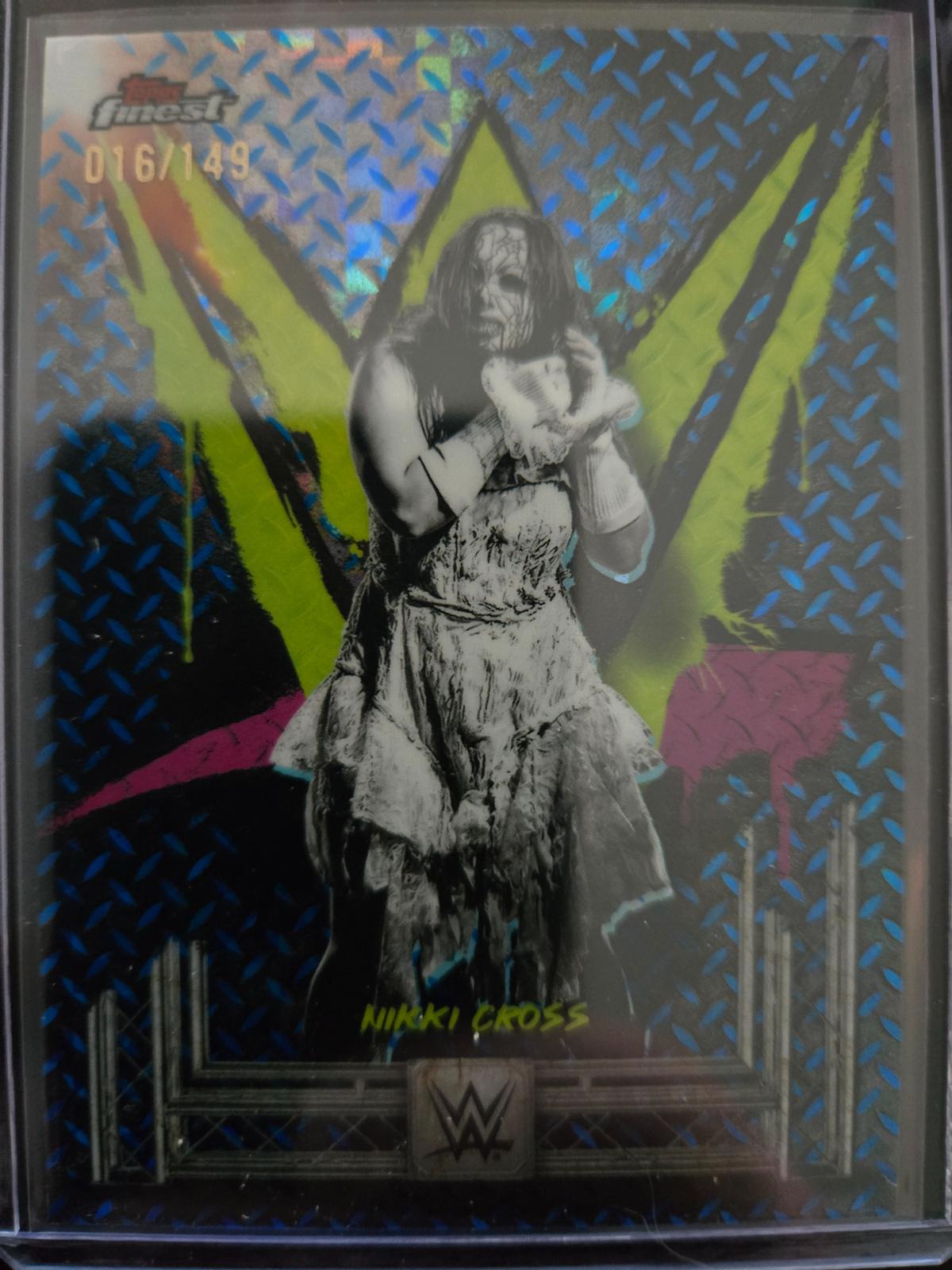 Nikki Cross [Blue Checkerboard Refractor] #64