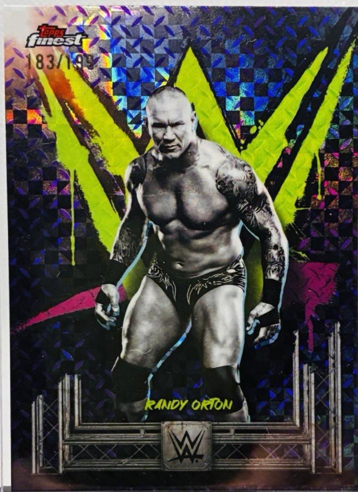 Randy Orton [Purple Checkerboard Refractor] #70