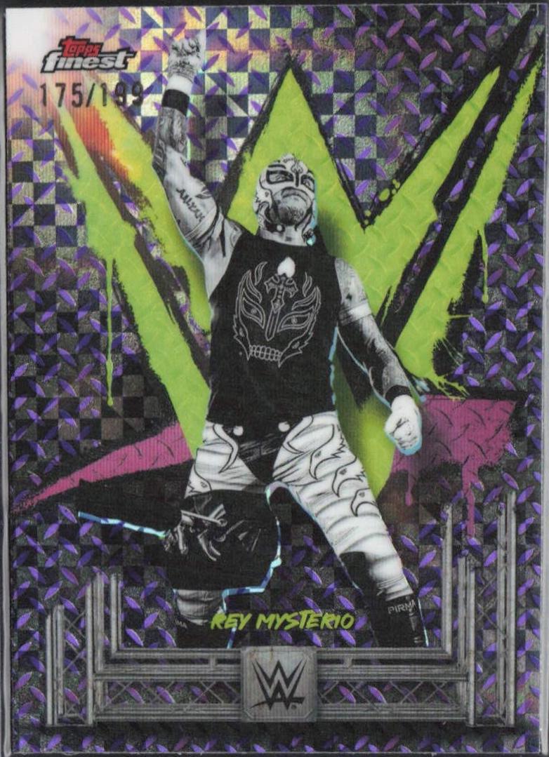 Rey Mysterio [Purple Checkerboard Refractor] #54