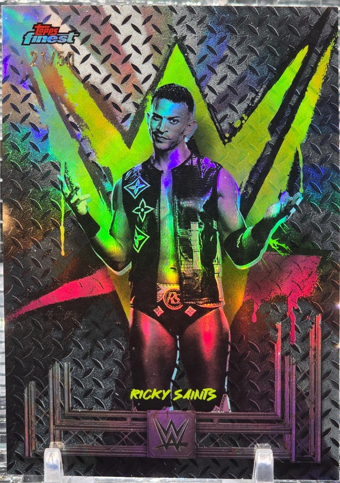 Ricky Saints [Black Refractor] #57