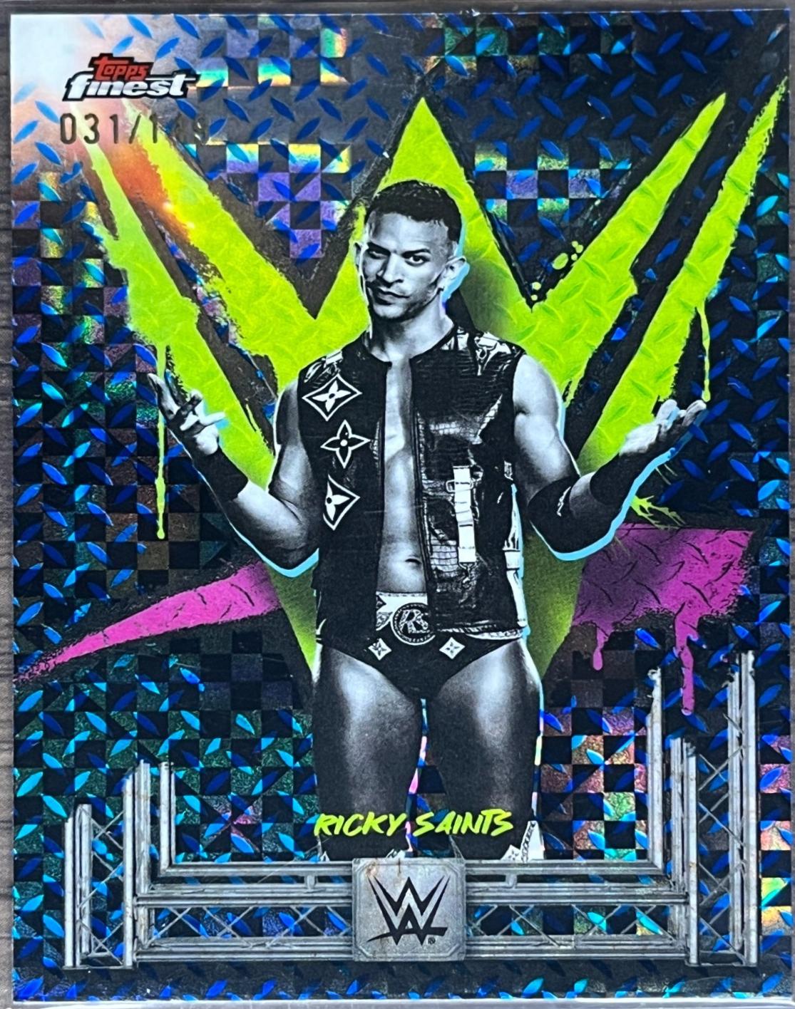 Ricky Saints [Blue Checkerboard Refractor] #57