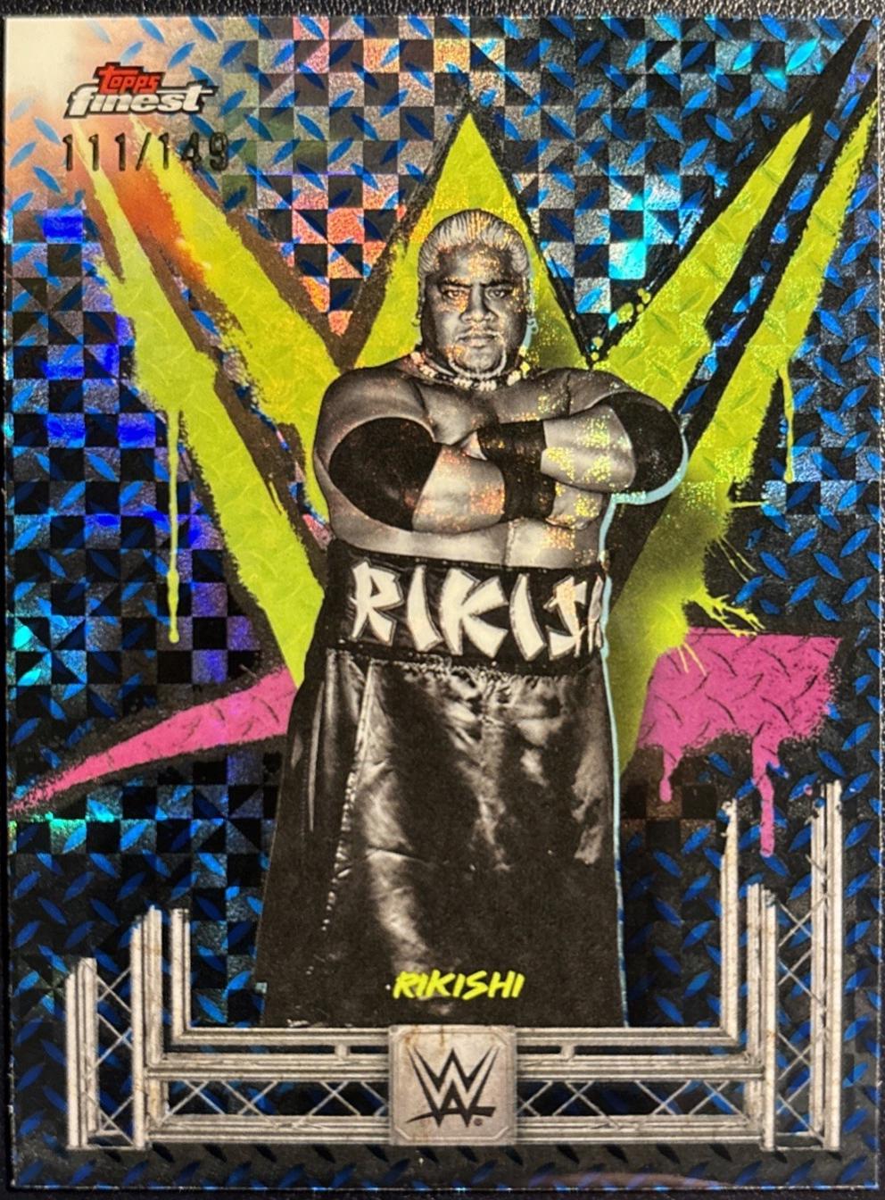 Rikishi [Blue Checkerboard Refractor] #73