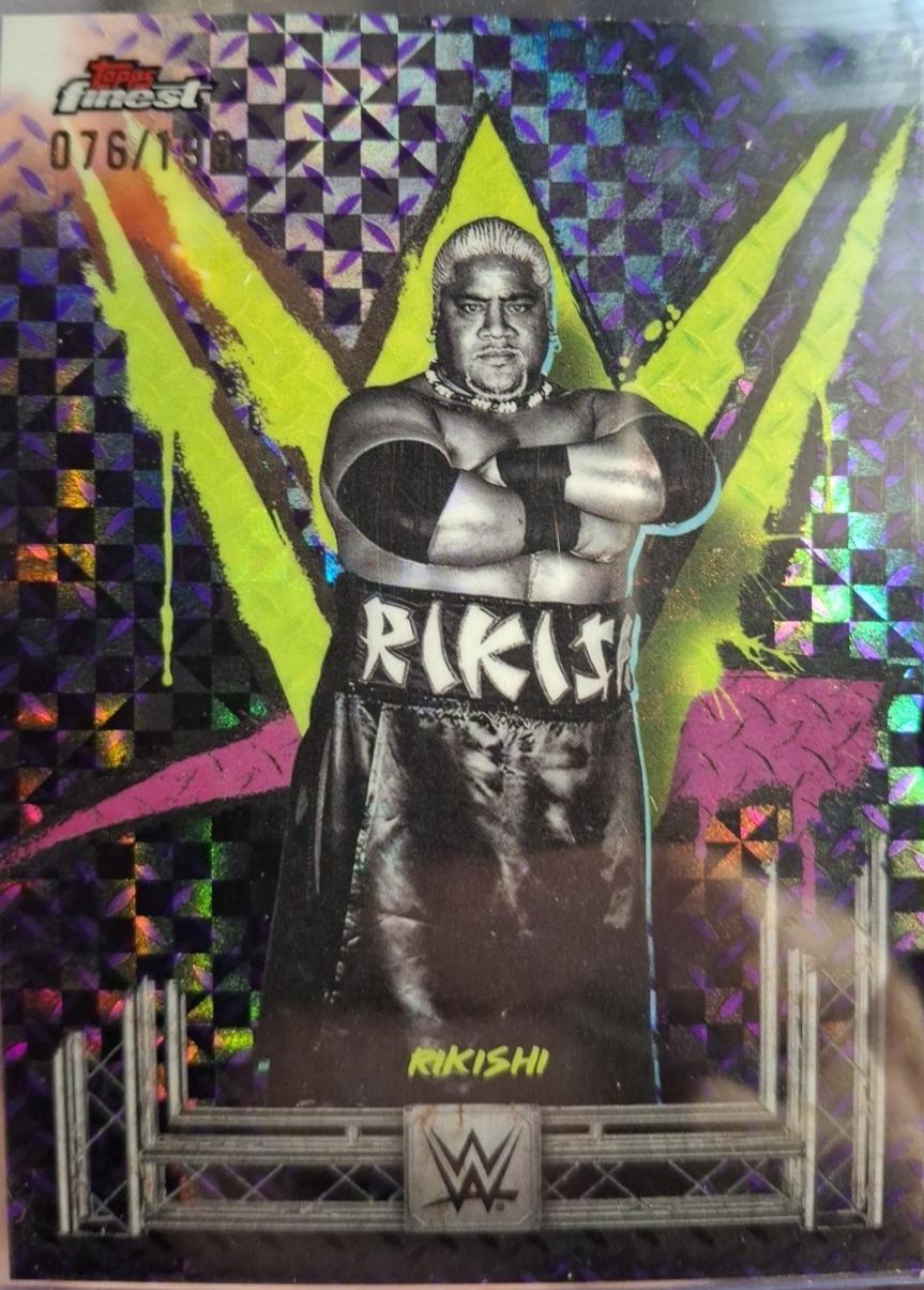 Rikishi [Purple Checkerboard Refractor] #73