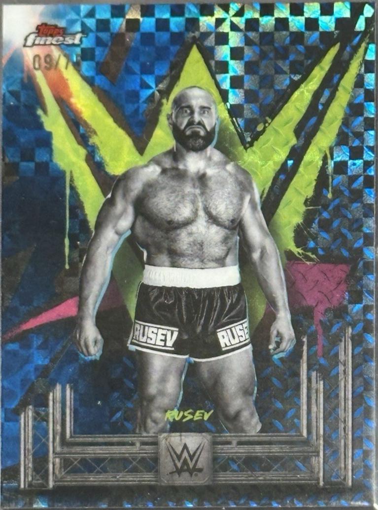 Rusev [Blue Checkerboard Refractor] #145