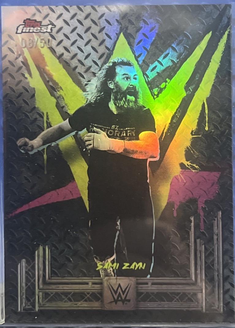 Sami Zayn [Black Refractor] #25