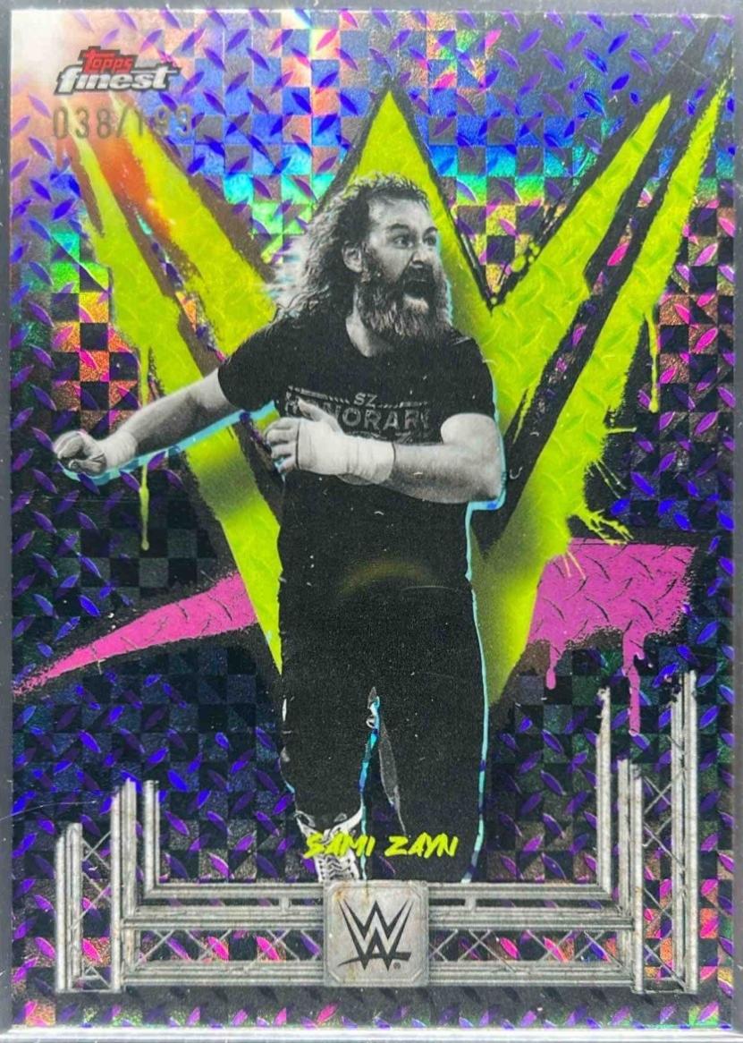 Sami Zayn [Purple Checkerboard Refractor] #25