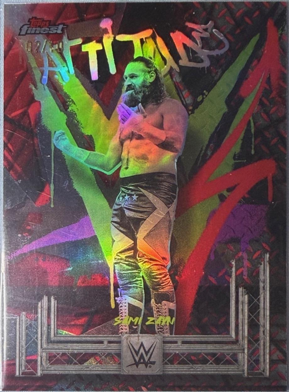 Sami Zayn [Red Black Vapor Refractor] #223