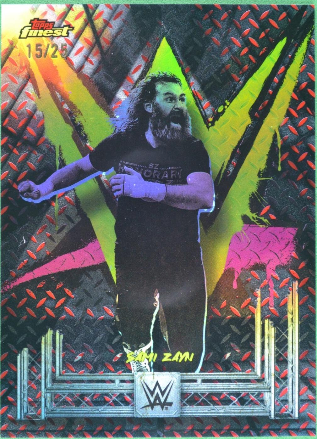 Sami Zayn [Red Black Vapor Refractor] #25