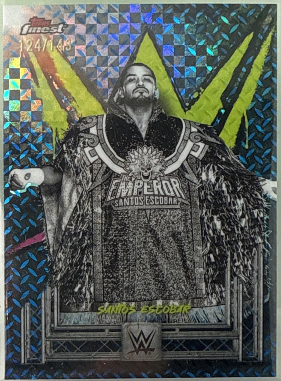 Santos Escobar [Blue Checkerboard Refractor] #36