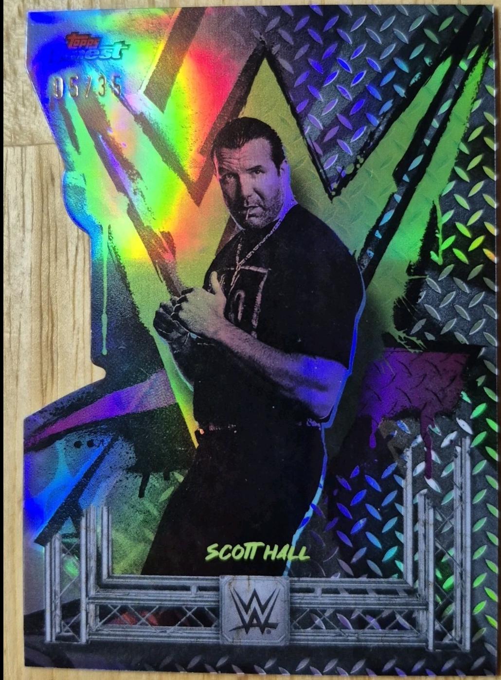 Scott Hall [Die-Cut Refractor] #122