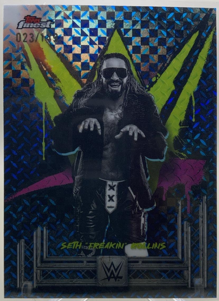 Seth Freakin Rollins [Blue Checkerboard Refractor] #50