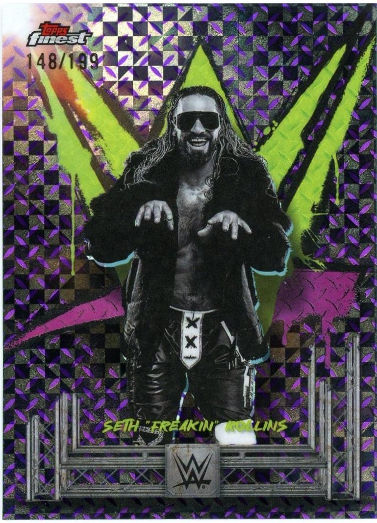 Seth Freakin Rollins [Purple Checkerboard Refractor] #50