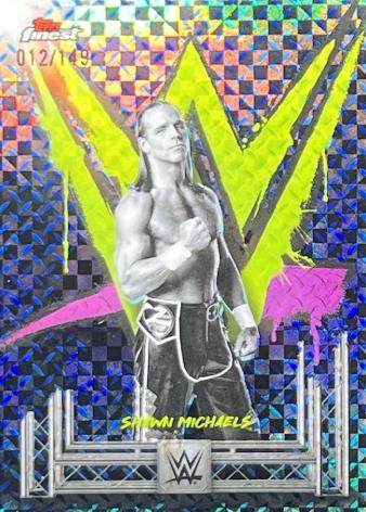 Shawn Michaels [Blue Checkerboard Refractor] #4
