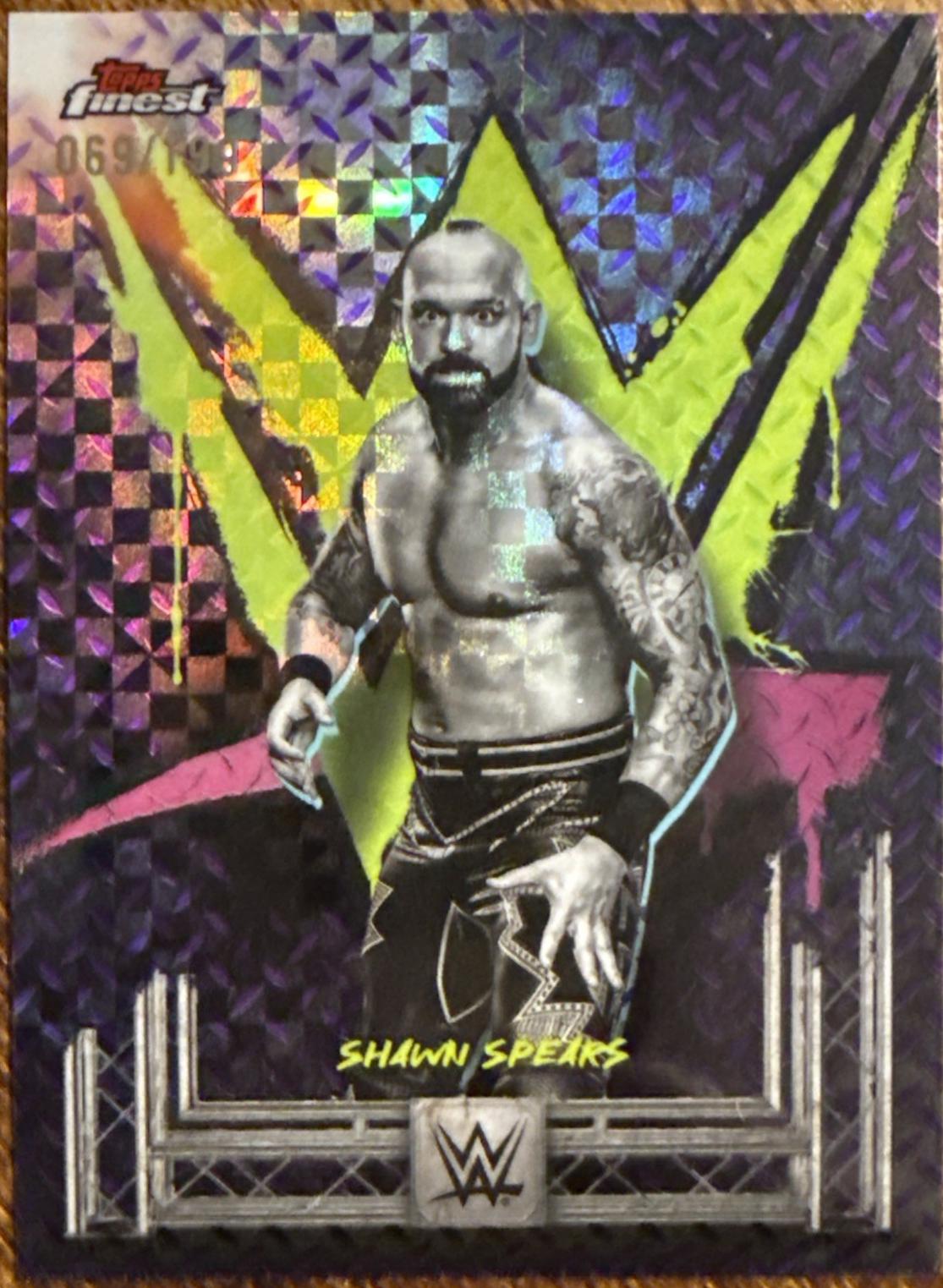 Shawn Spears [Purple Checkerboard Refractor] #33