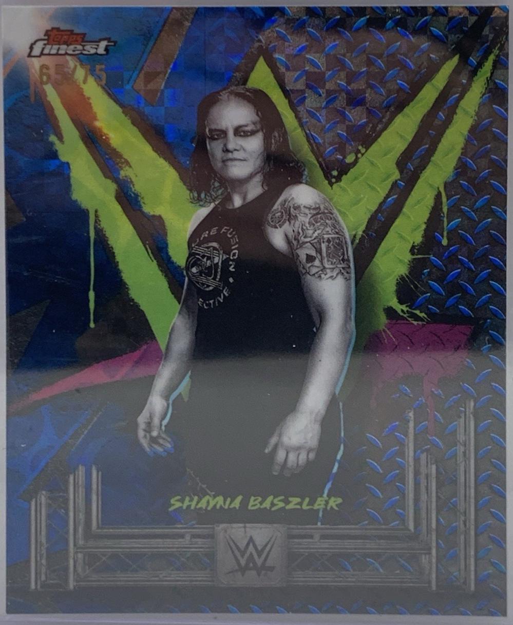 Shayna Baszler [Blue Checkerboard Refractor] #129
