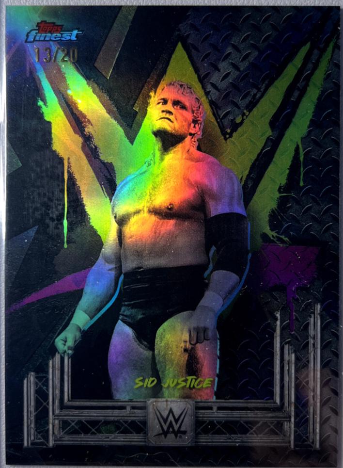 Sid Justice [Black Refractor] #192