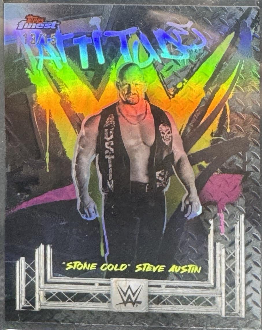 Stone Cold Steve Austin [Black Refractor] #202