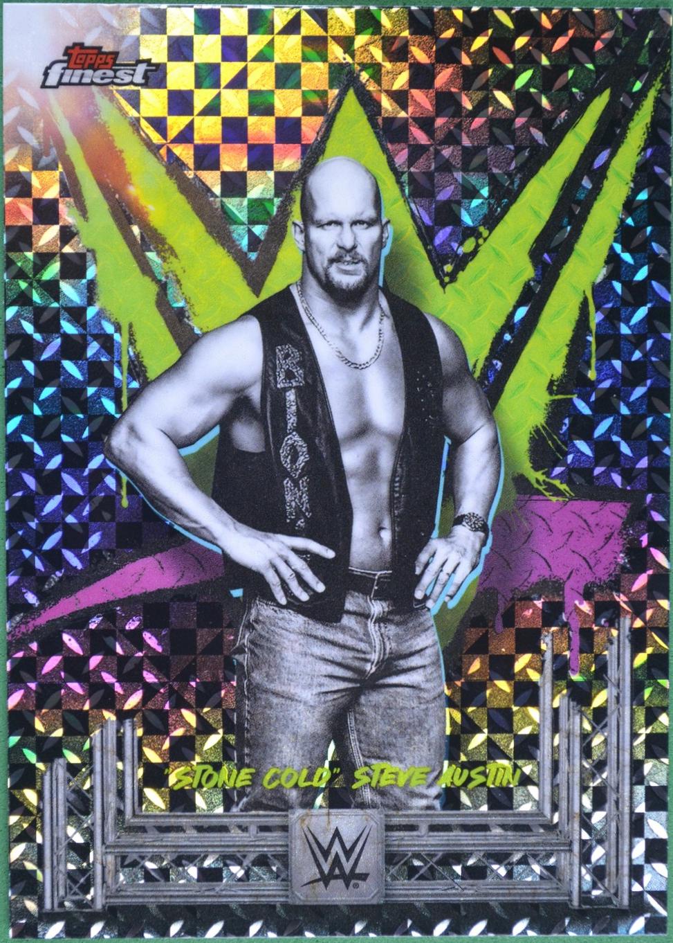 Stone Cold Steve Austin [Checkerboard Refractor] #2