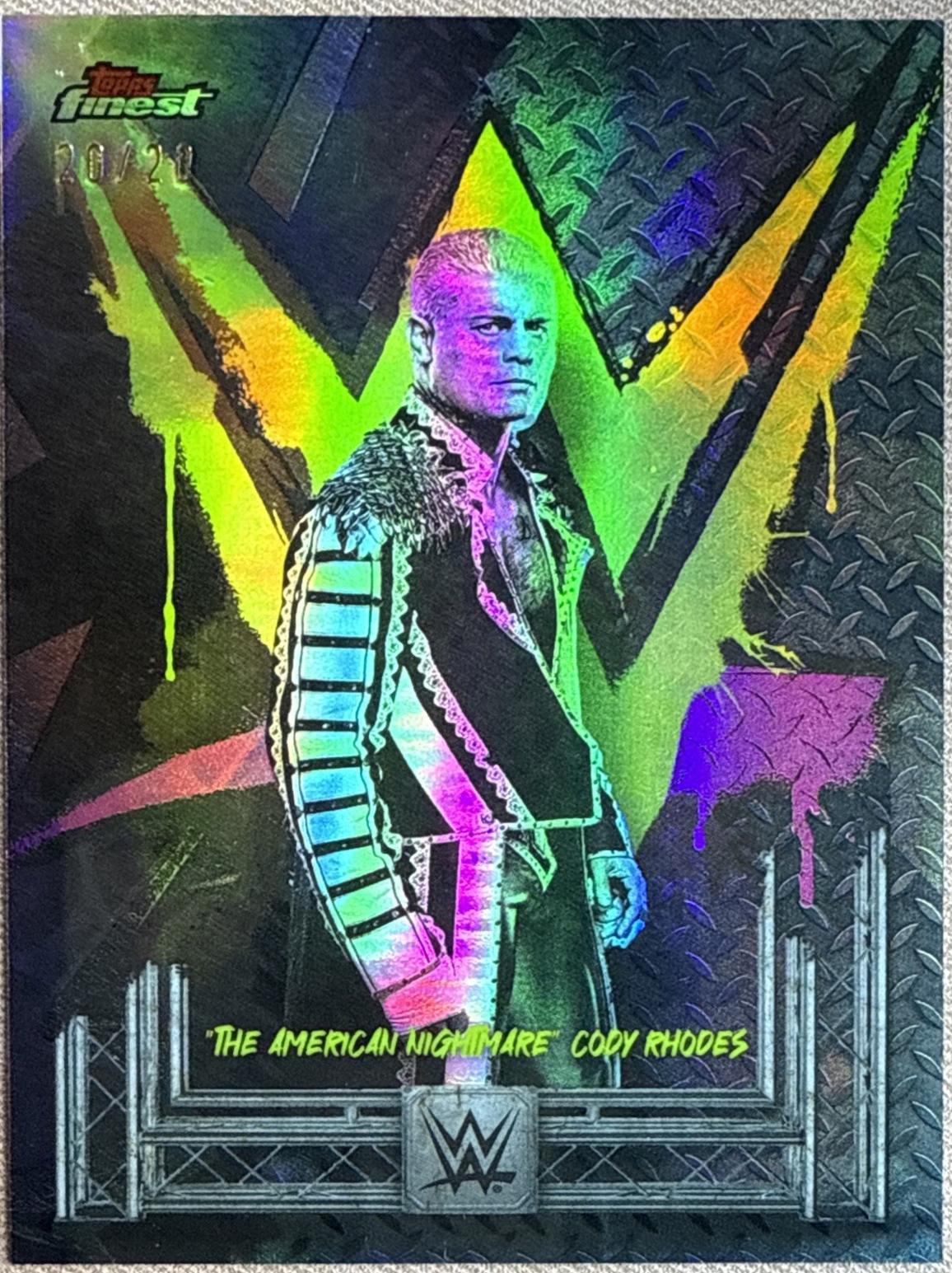 The American Nightmare Cody Rhodes [Black Refractor] #110