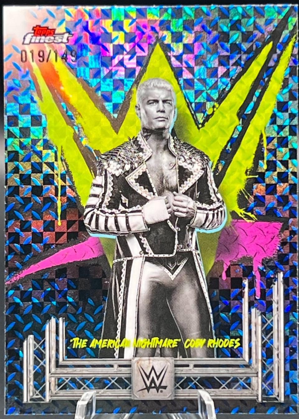 The American Nightmare Cody Rhodes [Blue Checkerboard Refractor] #10