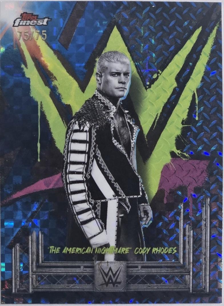 The American Nightmare Cody Rhodes [Blue Checkerboard Refractor] #110