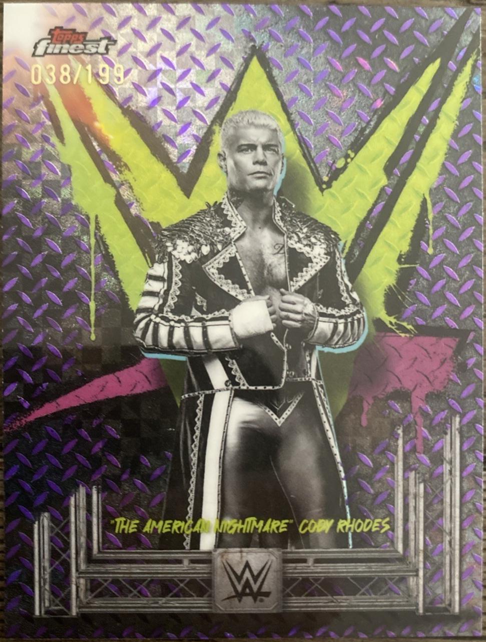 The American Nightmare Cody Rhodes [Purple Checkerboard Refractor] #10