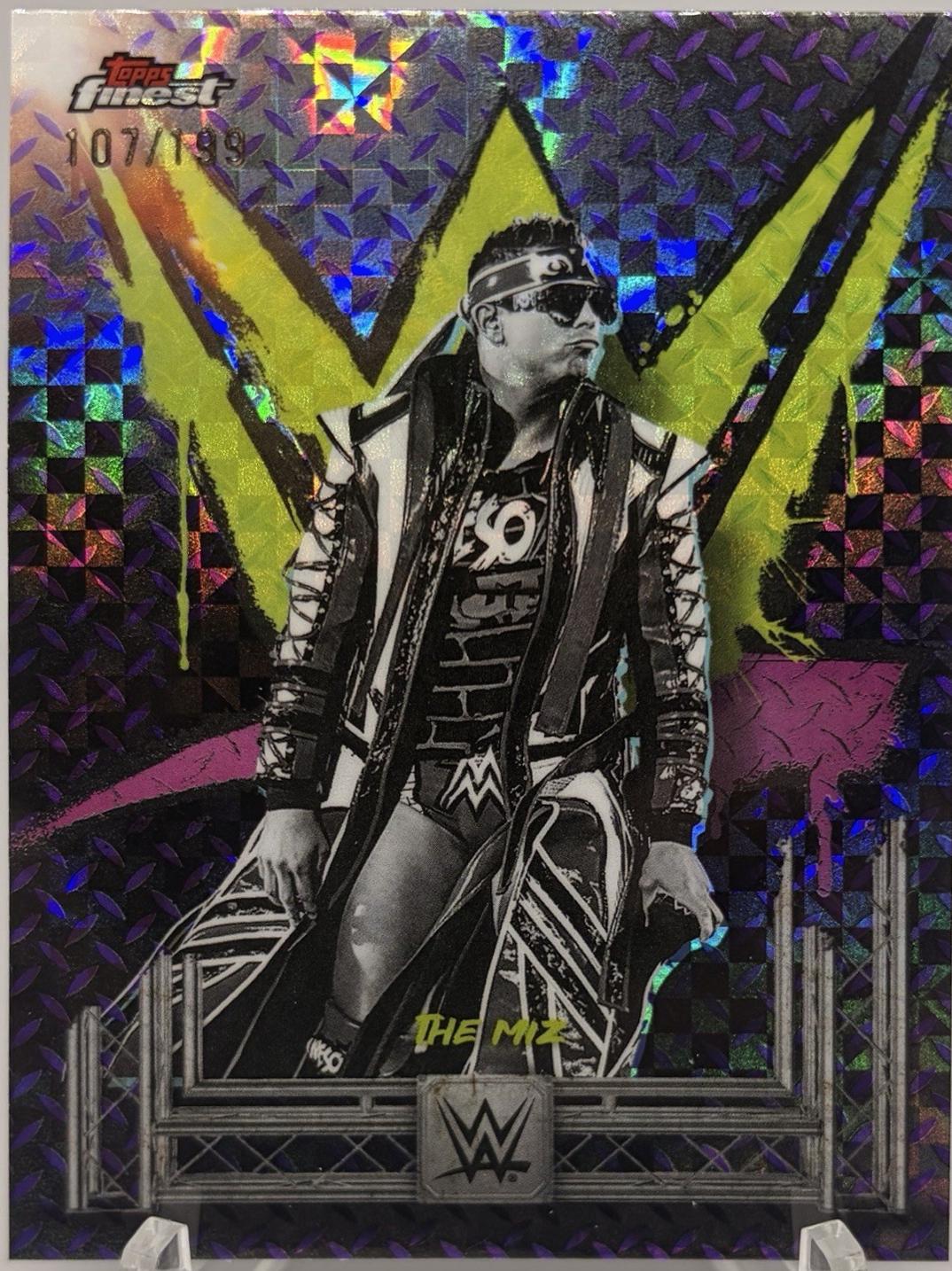 The Miz [Purple Checkerboard Refractor] #43