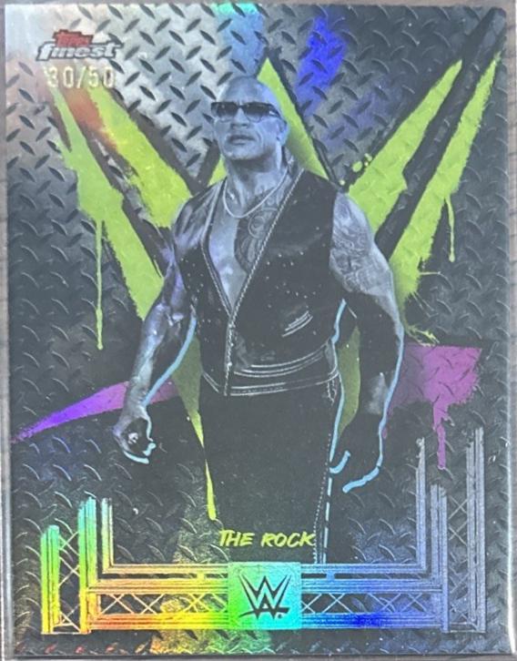 The Rock [Black Refractor] #100