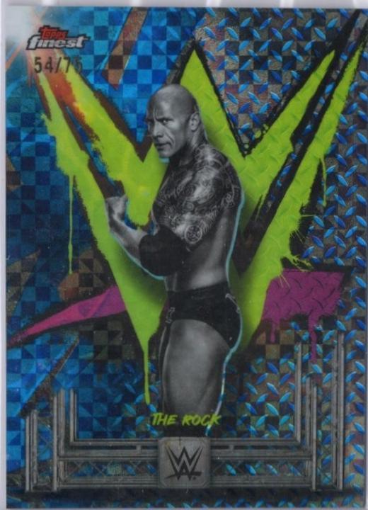The Rock [Blue Checkerboard Refractor] #200