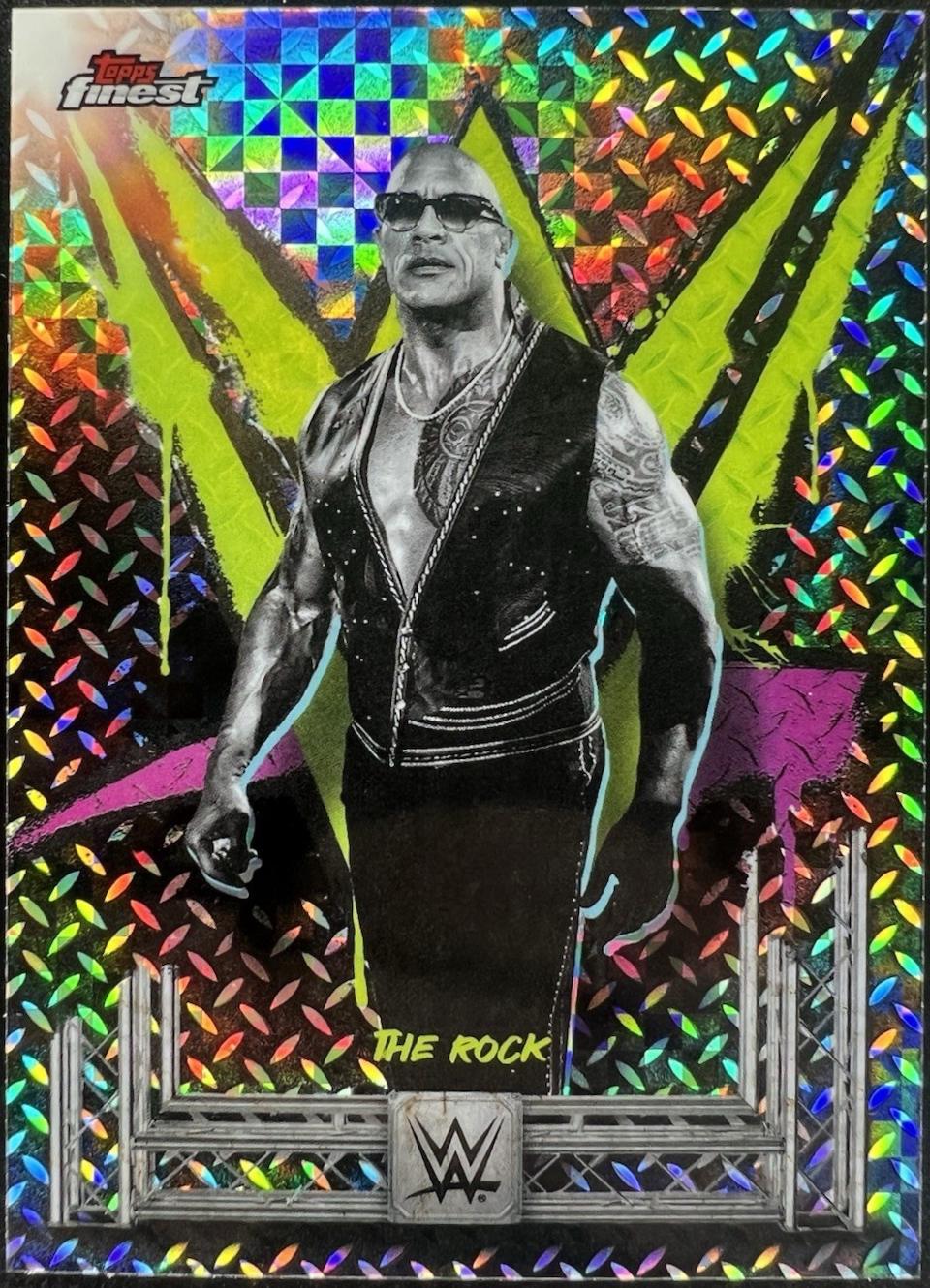 The Rock [Checkerboard Refractor] #100