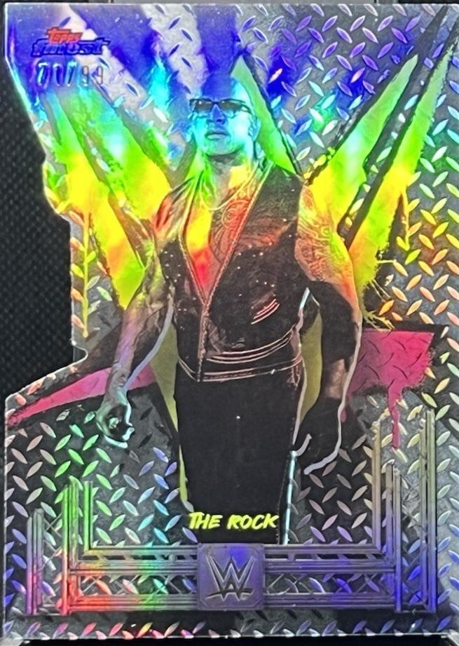 The Rock [Die-Cut Refractor] #100