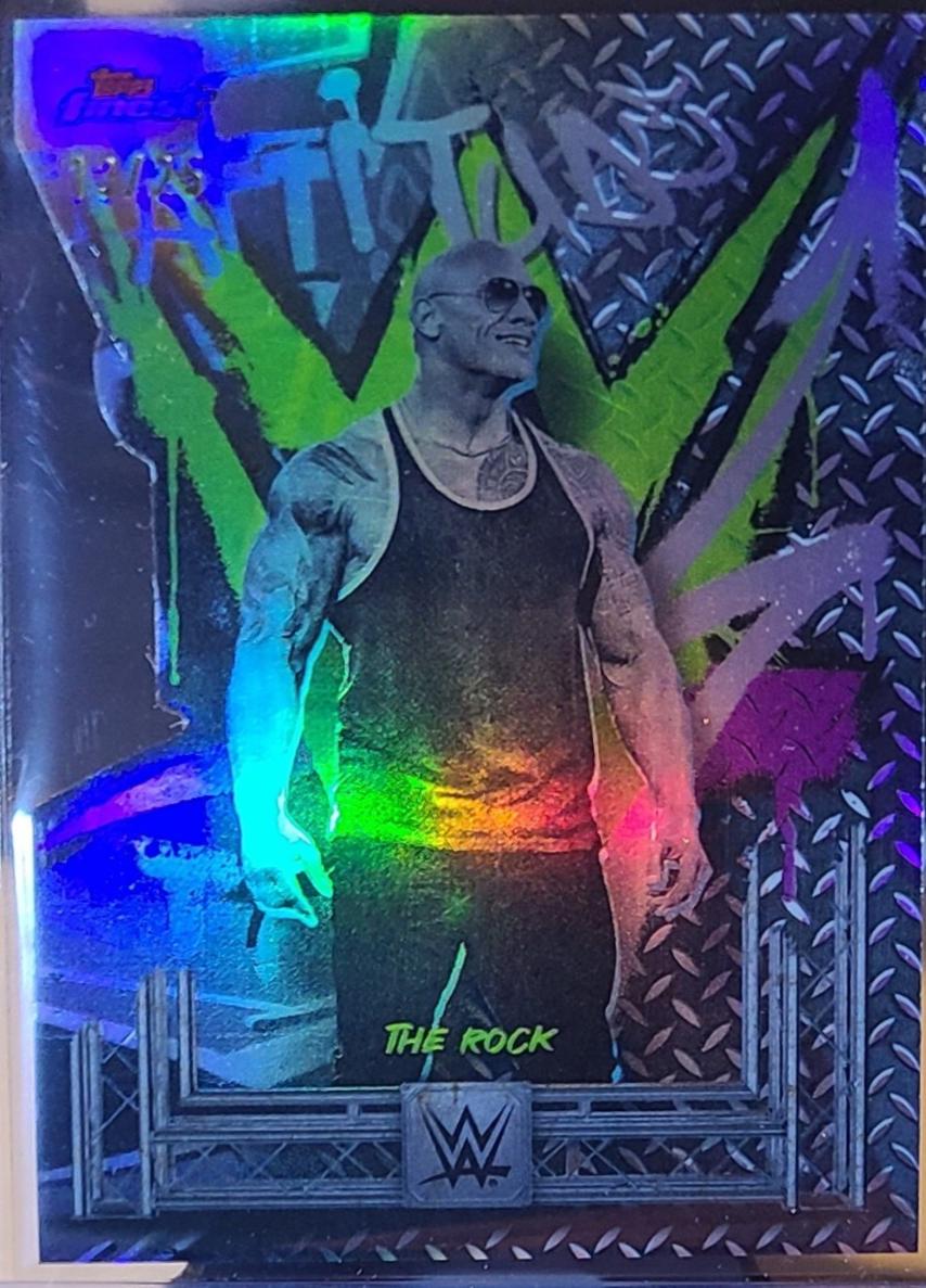 The Rock [Die-Cut Refractor] #300